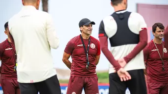 Fabián Bustos cumplió su primera semana dirigiendo a Universitario de Deportes