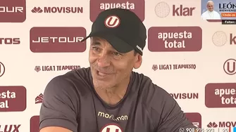 El técnico crema realizó un entrenamiento público y brindó una conferencia antes de enfrentar a Melgar. | AD