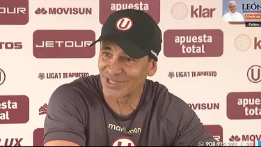 El técnico crema realizó un entrenamiento público y brindó una conferencia antes de enfrentar a Melgar. | AD