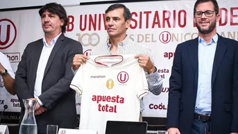 Fabián Bustos fue presentado oficialmente como técnico de Universitario de Deportes