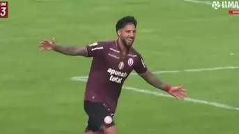 Fara pisó el área y anotó 4-1 de Universitario vs Juan Pablo II