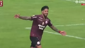 Fara pisó el área y anotó 4-1 de Universitario vs Juan Pablo II