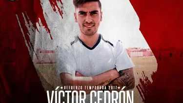 Víctor Cedrón. Foto: FBC Melgar Víctor Cedrón. Foto: FBC Melgar