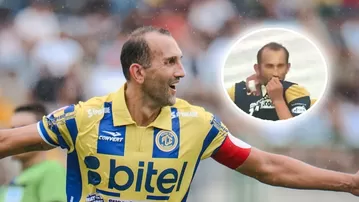 Hernán Barcos y sus números ante Universitario en el Monumental