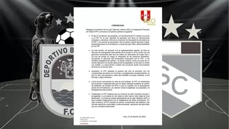 Federación Peruana de Fútbol suspende encuentro entre Binacional y Sporting Cristal