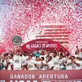 ¡Festejo crema! Así celebró Universitario de Deportes haber ganado el Torneo Apertura