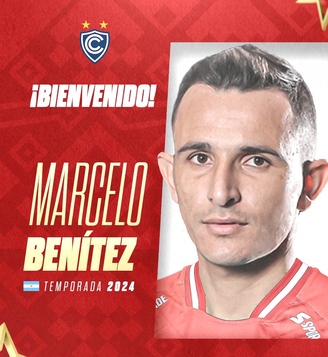 El argentino Marcelo Benítez es nuevo jugador de Cienciano. | Fuente: @Club_Cienciano