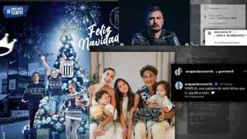 Las figuras de Alianza Lima celebraron la Navidad en sus redes