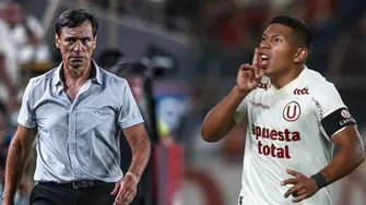 Edison Flores explicó por qué tuvo un roce con Fabián Bustos en Universitario / AD