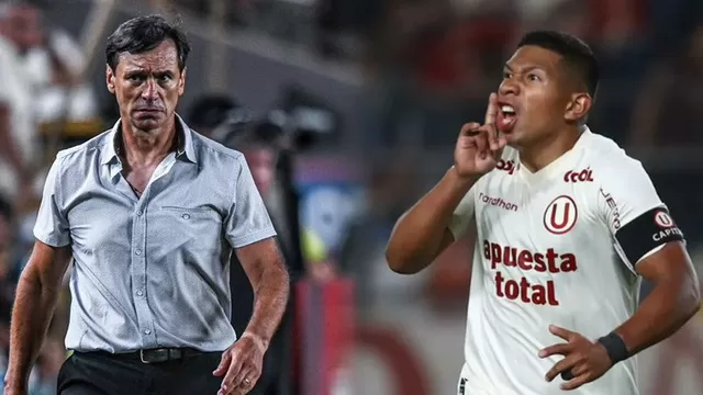 Edison Flores explicó por qué tuvo un roce con Fabián Bustos en Universitario / AD