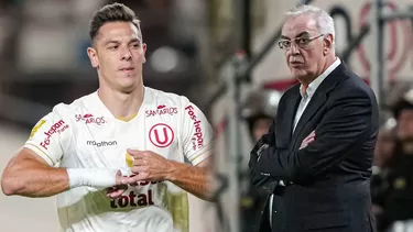 Jorge Fossati defendió a Diego Churín en Universitario y dijo que es “difícil que un compañero lo supere”. | Composición AD