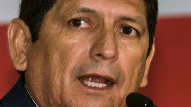 Agustín Lozano, presidente de la Federación Peruana de Fútbol. | Foto: AFP