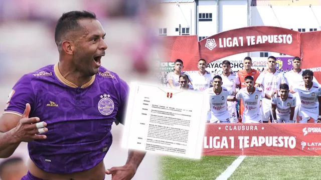 FPF otorgó como ganador a Comerciantes Unidos y dejó en zona de descenso a Ayacucho FC / AD