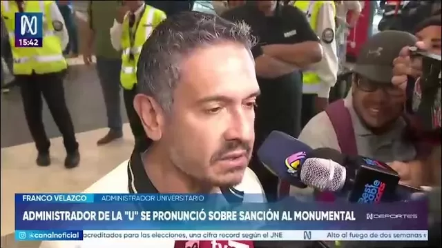 Franco Velazco reveló la medida que tomará Universitario ante la sanción por supuestos actos racistas / Canal N 