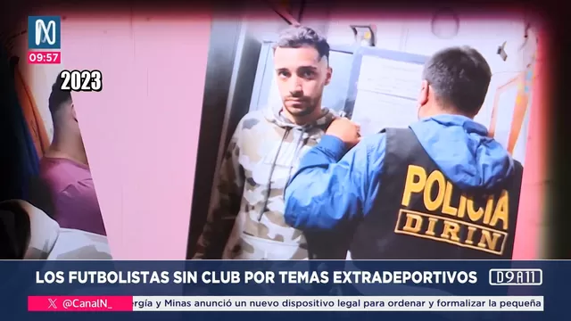 Los futbolistas peruanos sin club por temas extradeportivos. | Video: Canal N