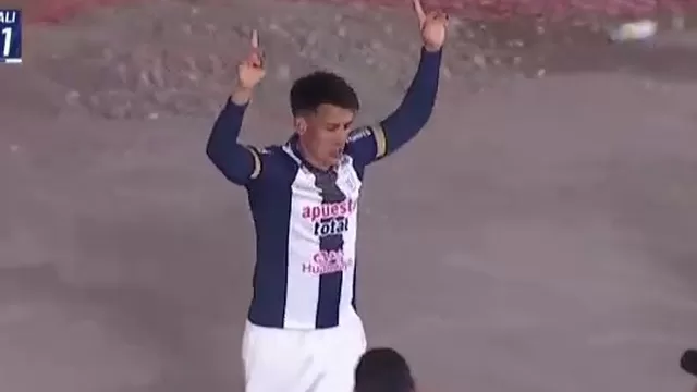 Gaibor anotó desde el punto de penal para el 1-0 de Alianza Lima ante Melgar por Liga 1 / L1 MAX