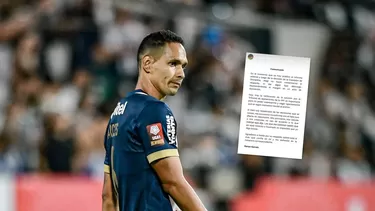 Renzo Garcés dio su descargo tras ser ratificado con su sanción de cuatro fechas por insultar a árbitro / AD