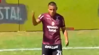Alex Valera puso el 1-0 de Universitario sobre ADT / Foto y video: L1MAX