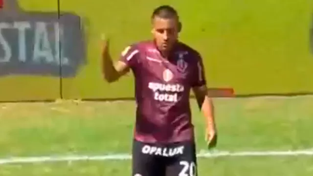 Alex Valera puso el 1-0 de Universitario sobre ADT / Foto y video: L1MAX