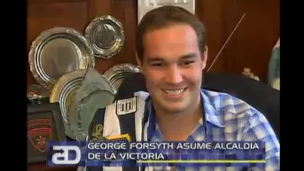 George Forsyth asumió provisionalmente como alcalde de La Victoria