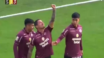 Lapadula marcó golazo y firmó la victoria de Universitario vs FC Cajamarca