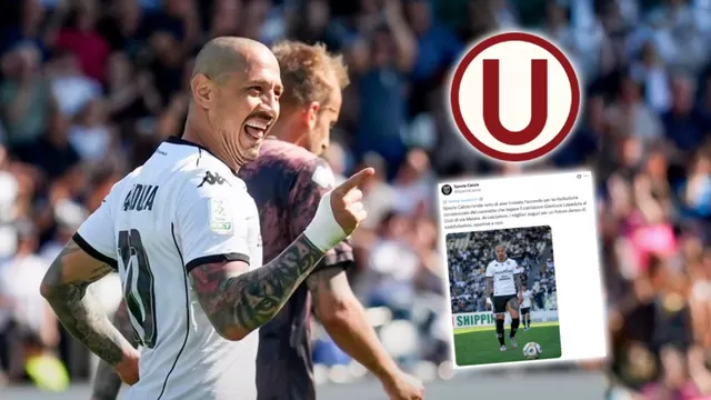 Spezia de Italia le mandó un mensaje a Gianluca Lapadula en redes sociales tras fichar por Universitario / Foto: Spezia