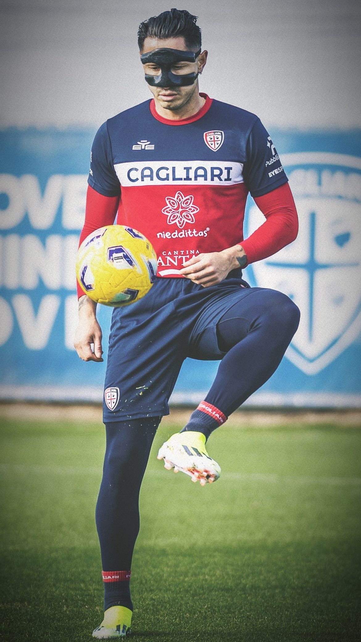 Gianluca Lapadula volvió a los entrenamientos. | Foto: @gianluca_lapadula_official