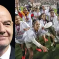 Gianni Infantino felicitó a Universitario por el título de la Liga Femenina 2023