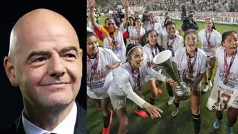 Gianni Infantino felicitó a Universitario por el título de la Liga Femenina 2023