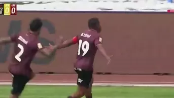 GOLAZO de Flores para el 1-0 de Universitario vs Juan Pablo II