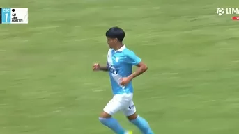 Golazo de Moretti para el descuento 2-1 de Cristal en Huancayo