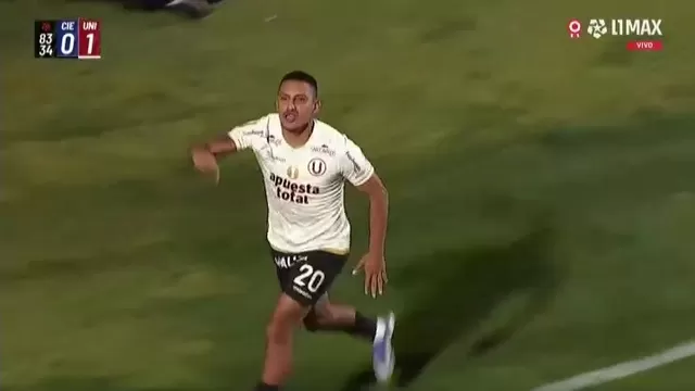 El delantero crema realizó un disparo con calidad para el 0-1 del partido sobre los 84 minutos en Cusco. | L1 MAX