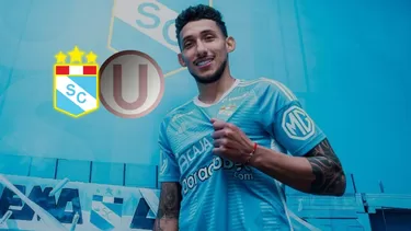 Christofer Gonzáles comparó a Universitario con Sporting Cristal y dijo que su &#39;bobo&#39; es celeste. | Composición AD