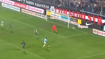 Gonzáles y el gol que falló para el 1-0 de Cristal vs Alianza