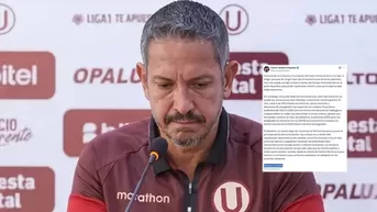 "Gracias y perdón": Velazco mandó mensaje al hincha de Universitario
