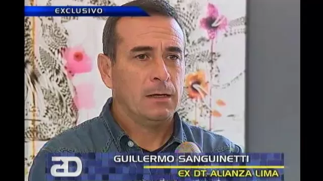 Guillermo Sanguinetti explicó la razones de su salida de Alianza Lima