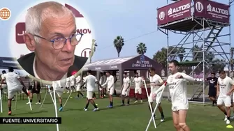 Universitario: Héctor Cúper confirmó el estilo que usará con el tricampeón y la exigencia que apunta. | Video y captura: América Deportes / Universitario TV