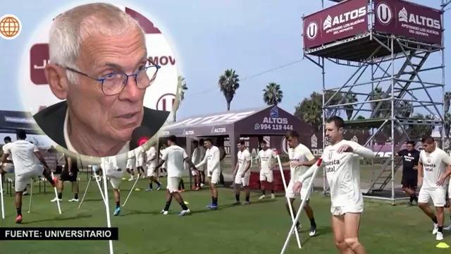 Universitario: Héctor Cúper confirmó el estilo que usará con el tricampeón y la exigencia que apunta. | Video y captura: América Deportes / Universitario TV