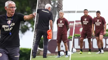 Héctor Cúper realizó su primer entrenamiento con Universitario tras el resultado del viernes. | Fotos: Universitario Héctor Cúper realizó su primer entrenamiento con Universitario tras el resultado del viernes. | Fotos: Universitario