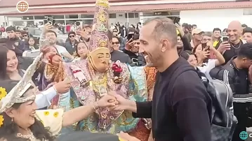 Hernán Barcos fue recibido por todo lo alto en el FC Cajamarca