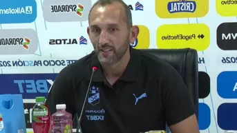 Hernán Barcos le mandó un mensaje al hincha de Alianza en su presentanción en Sporting Cristal