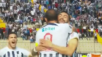 Hernán Barcos madrugó a César Vallejo y puso el 1-0 para Alianza Lima