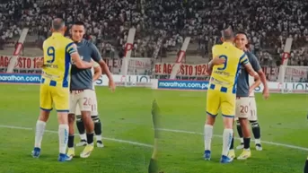 Barcos y Valera se abrazaron tras Universitario vs FC Cajamarca
