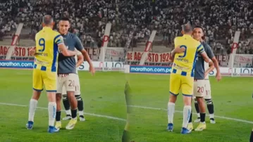Barcos y Valera se abrazaron tras Universitario vs FC Cajamarca