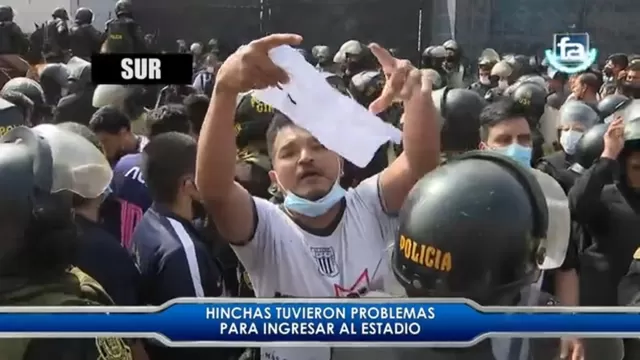 Hinchas de Alianza Lima denuncian que no pudieron ingresar al clásico