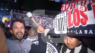 Aficionados de Alianza Lima realizaron un espectacular banderazo en Tarma previo al partido contra ADT / FA