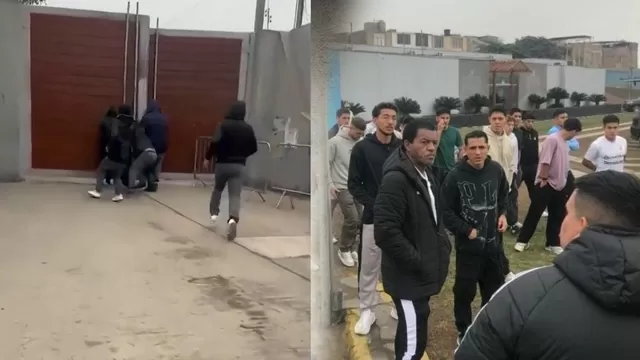 Barristas de Sporting Cristal irrumpieron las instalaciones de La Florida / AD / Canal N