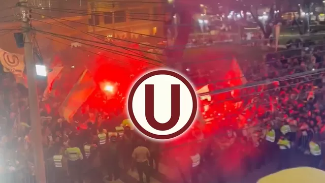 Hinchas de Universitario realizaron banderazo en Huánuco previo a partido ante Alianza Universidad / AD / X