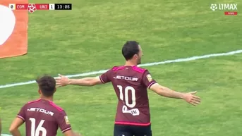 Horacio Calcaterra puso el 1-0 con un golazo para Universitario