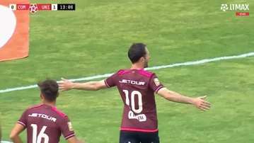 Horacio Calcaterra puso el 1-0 con un golazo para Universitario